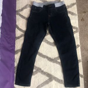 Dark blue jeggings mid waist